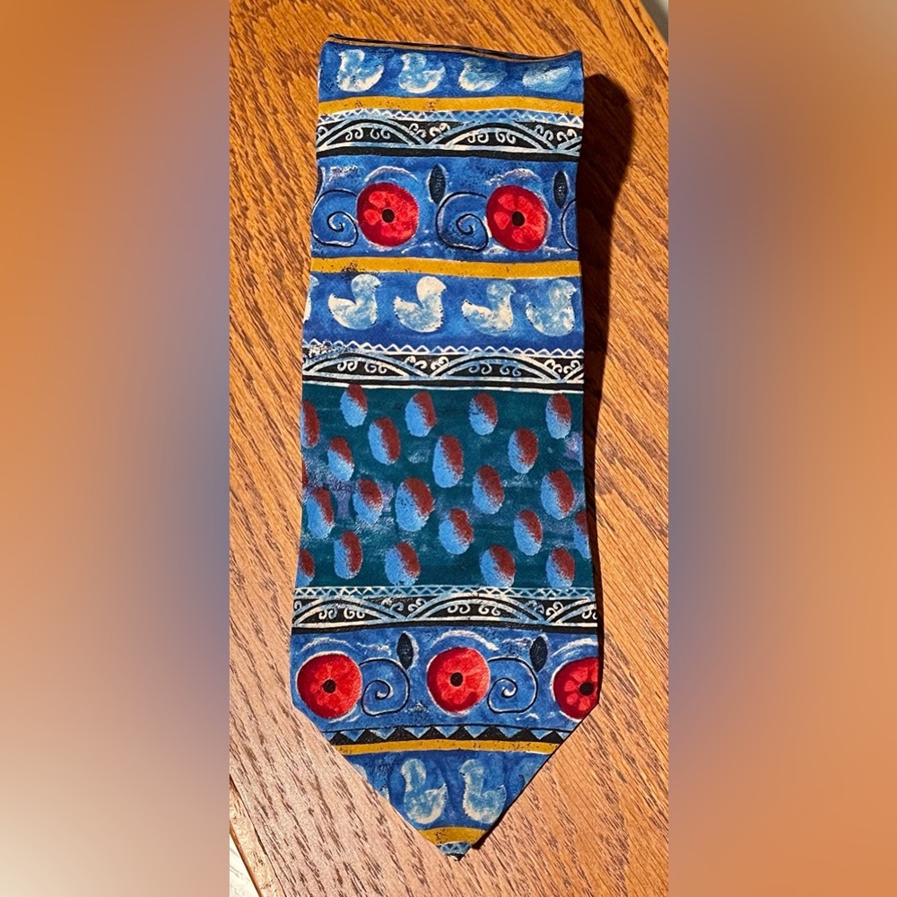 J. Garcia men’s tie, vintage, circa 1990s.